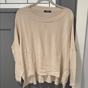 Azalea Women's Cream Sweater - Crew Neck